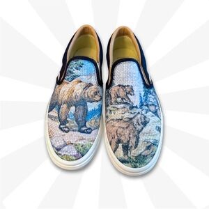 BNIB Vans Ladies Tapestry Slip ons 7
